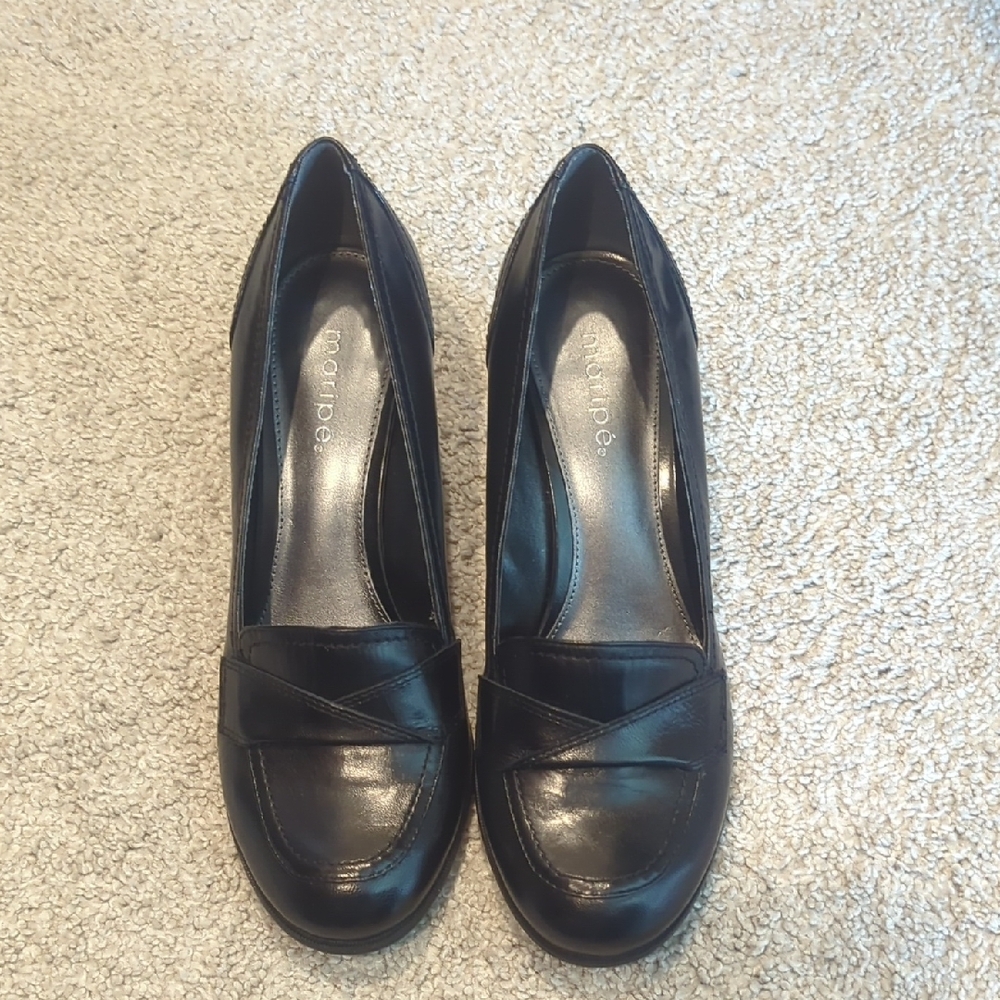 Maripe Black Heels Classic Design